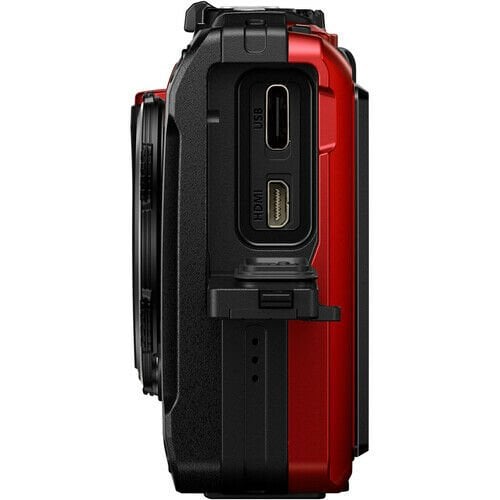 OM SYSTEM Tough TG-7 Fotoğraf Makinesi (Kırmızı)