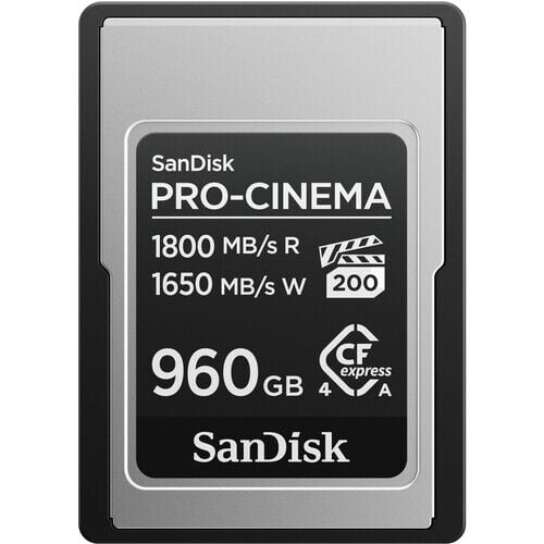 SanDisk 960GB PRO-CINEMA CFexpress™ Tip A Hafıza Kartı