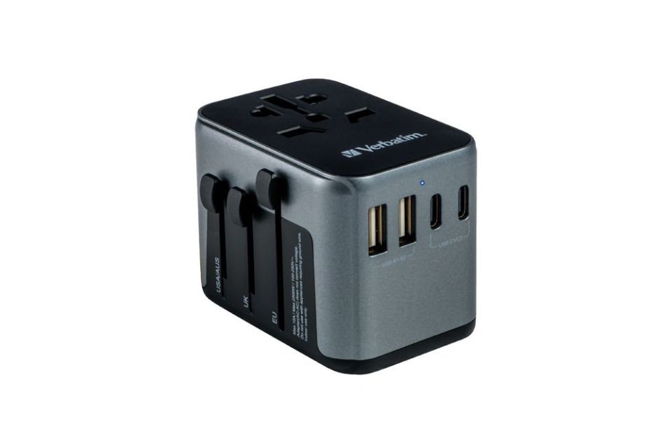 VERBATIM 49545 - UTA-03 Evrensel Seyahat Adaptörü PD30W