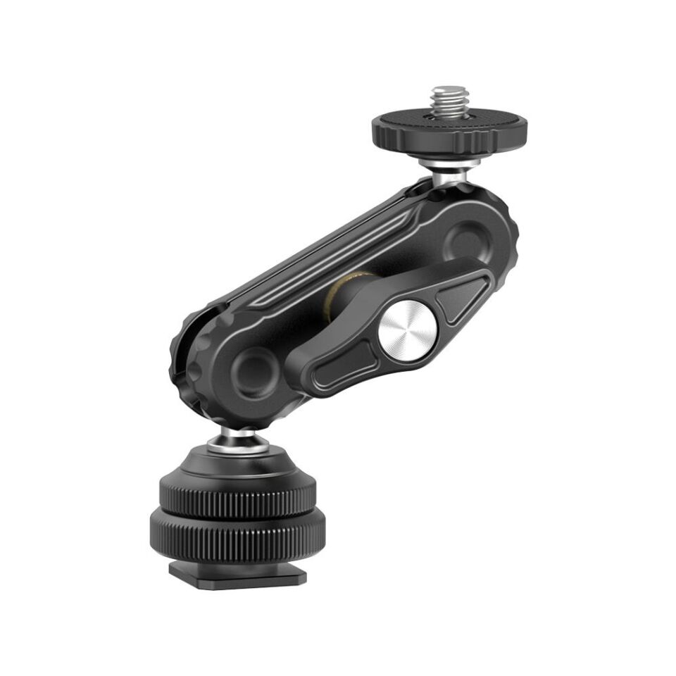 Ulanzi R098 Double Ball Head Magic Arm (1/4''-20 ve Cold Shoe)
