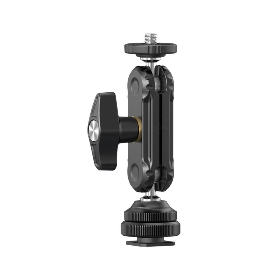 Ulanzi R098 Double Ball Head Magic Arm (1/4''-20 ve Cold Shoe)
