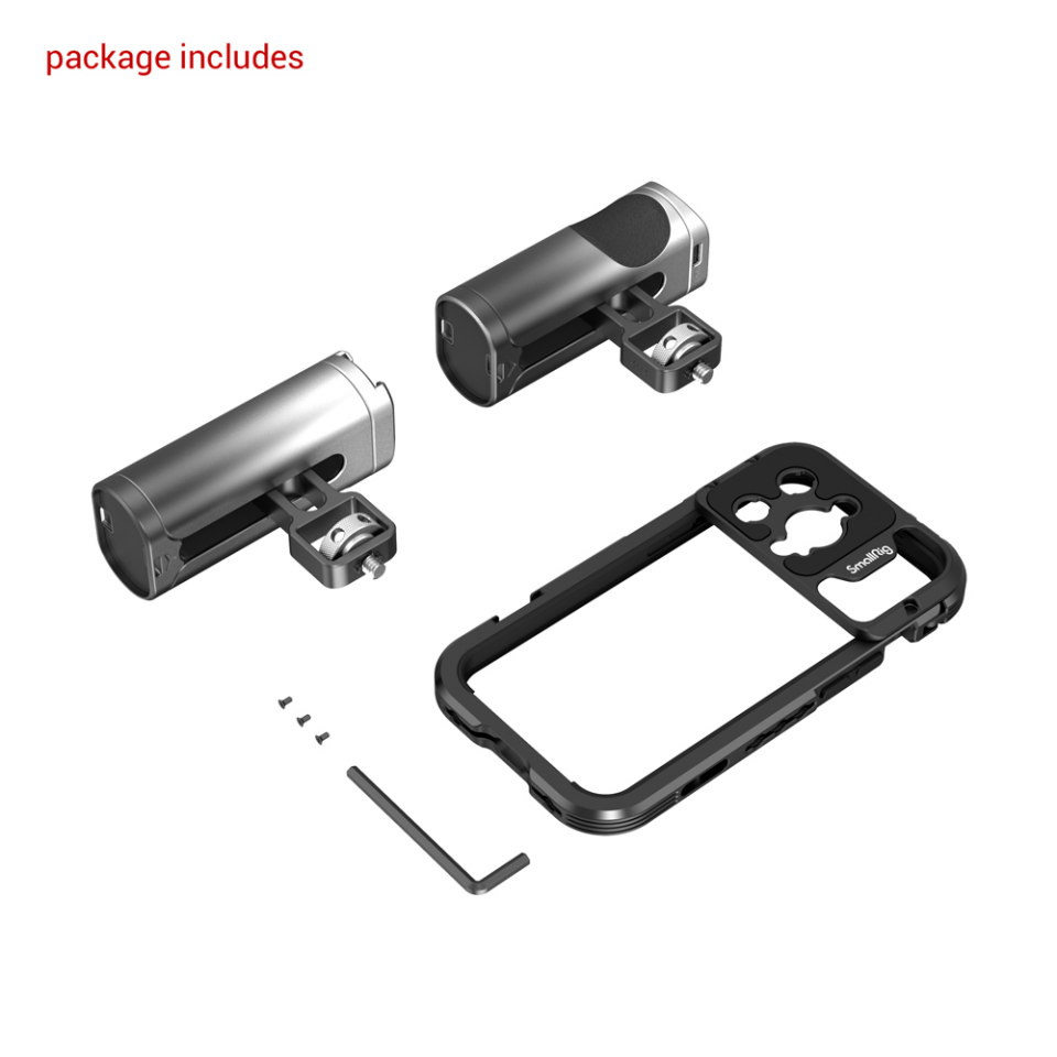 SmallRig 4078 iPhone 14 Pro Max  için  Mobil Video Kafes Kiti
