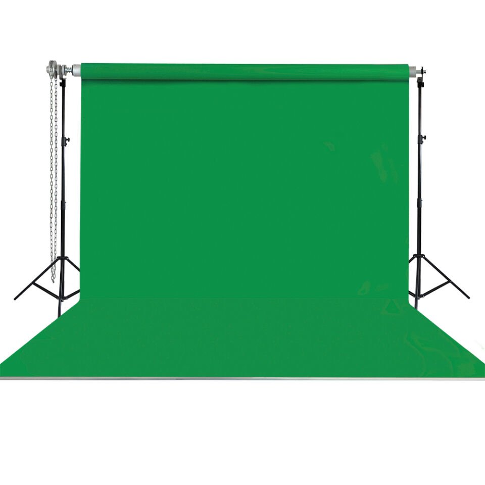 HS STÜDYO TEKNİK 270X580CM YEŞİL TAŞINABİLİR KUMAŞ FON PERDESİ
