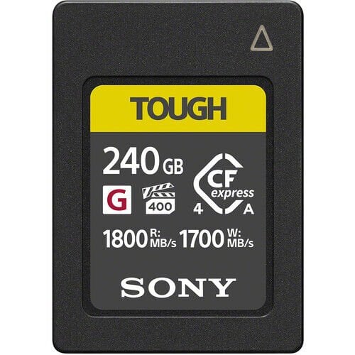 Sony 240GB CFexpress Type A Tough Hafıza Kartı (1800MB/s)