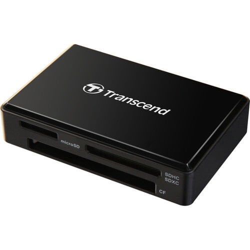 Transcend Kart Okuyucu SD,MicroSD ve CF USB 3.1 TYPE C Siyah