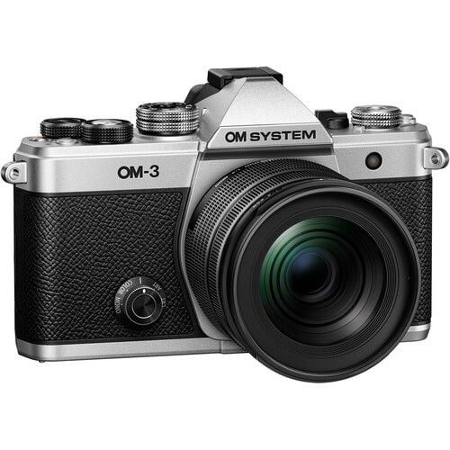 Olympus OM-3 (Silver) 12-45mm F4 Pro Kit Set