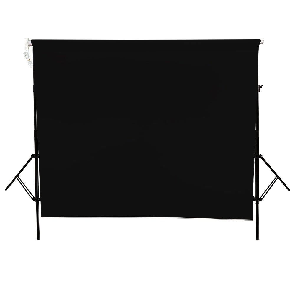 HS STÜDYO TEKNİK SİYAH 160X270 TAŞINABİLİR FON