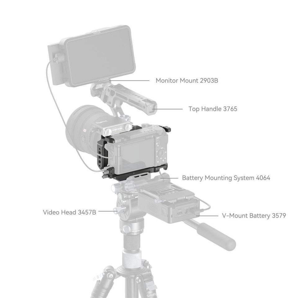 SmallRig 4949 Sony ZV-E10 II  için  HawkLock Hızlı Çıkarma Kafes Kiti