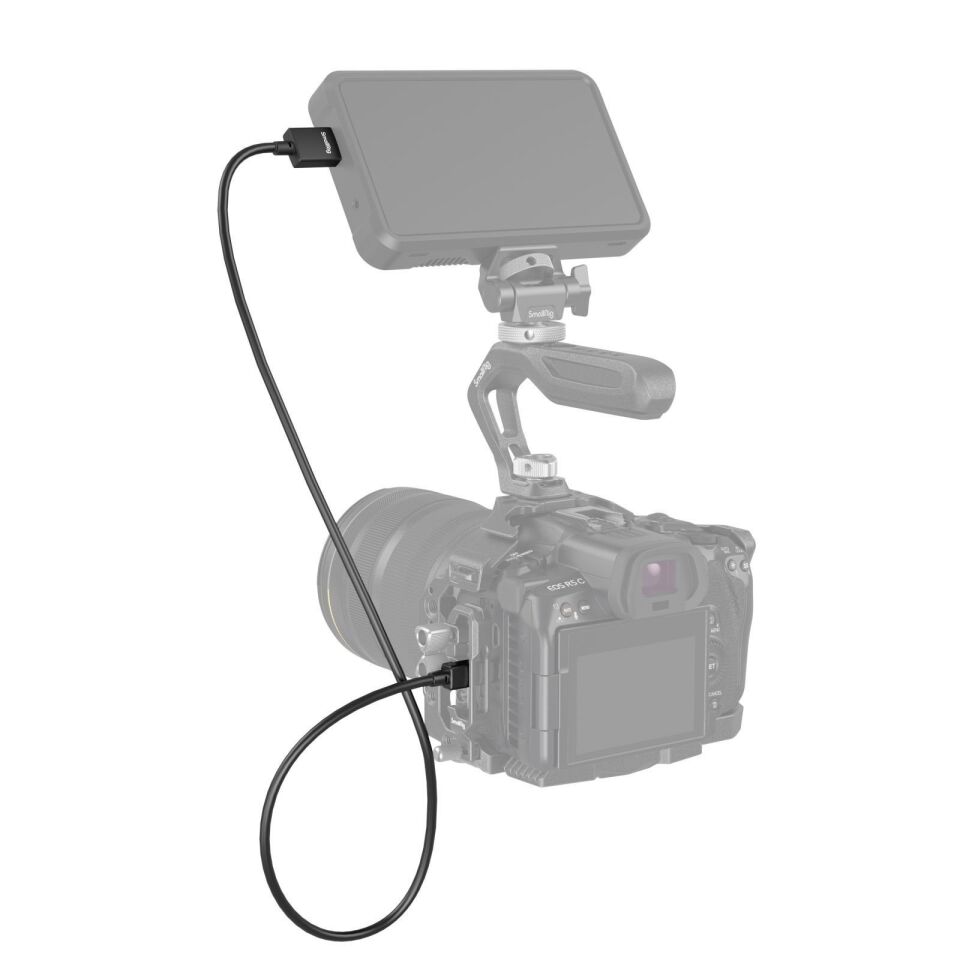 SmallRig 4795 Ultra İnce 4K HDMI Veri Kablosu (D'den A'ya) (100 cm)