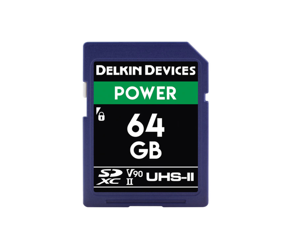 Delkin Power 64GB SD UHS-II 2000X (V90) Hafıza Kartı