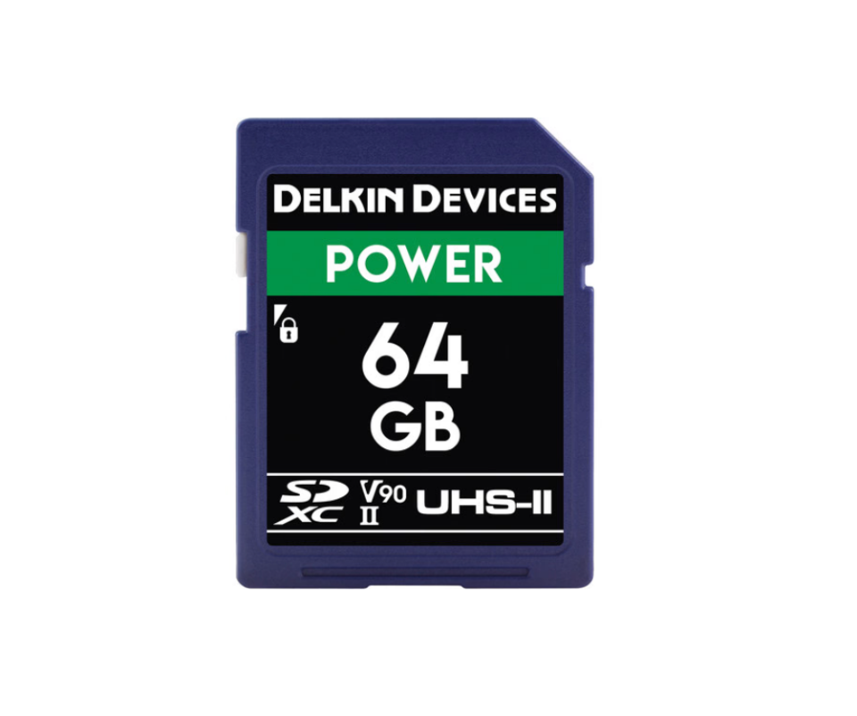 Delkin Power 64GB SD UHS-II 2000X (V90) Hafıza Kartı