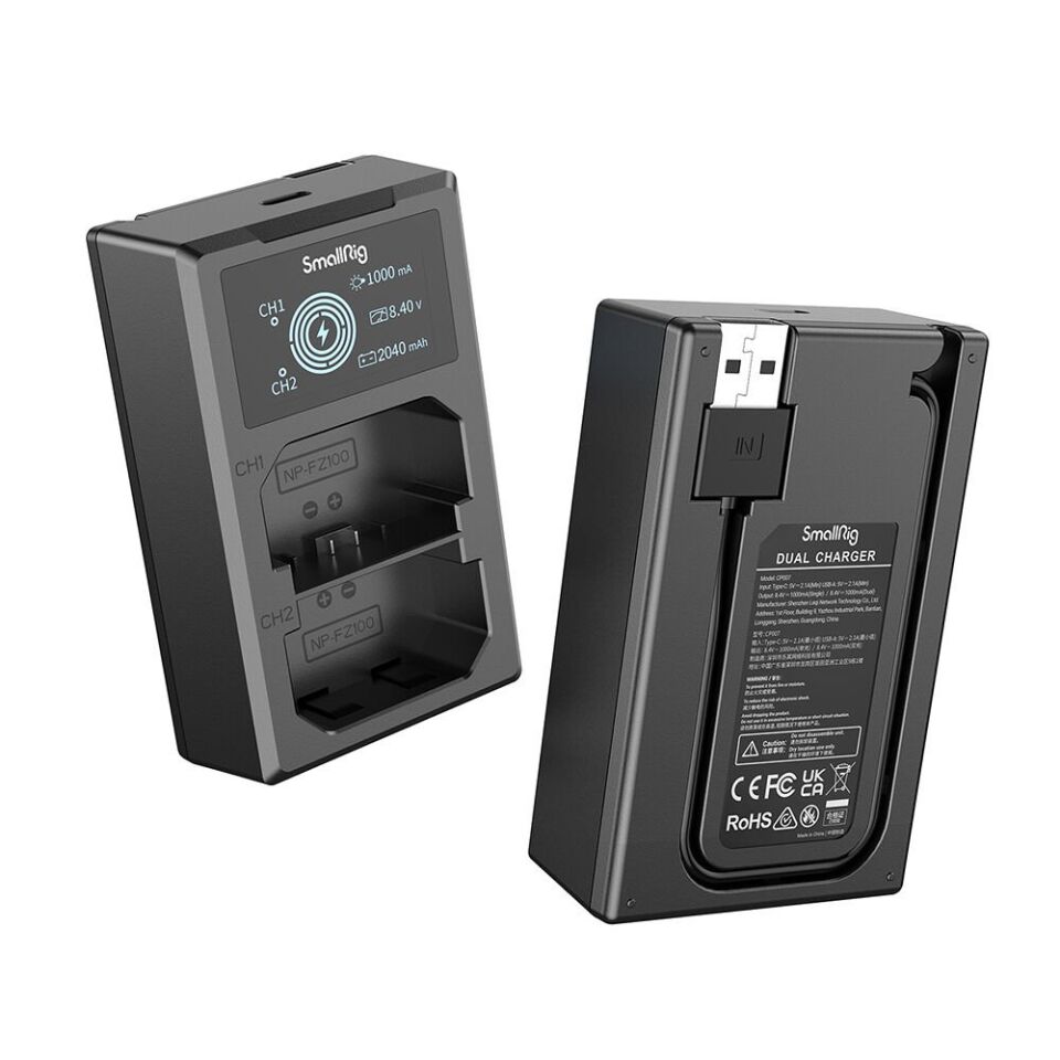 SmallRig 4087 NP-FZ100  Çiftli Şarj Cihazı