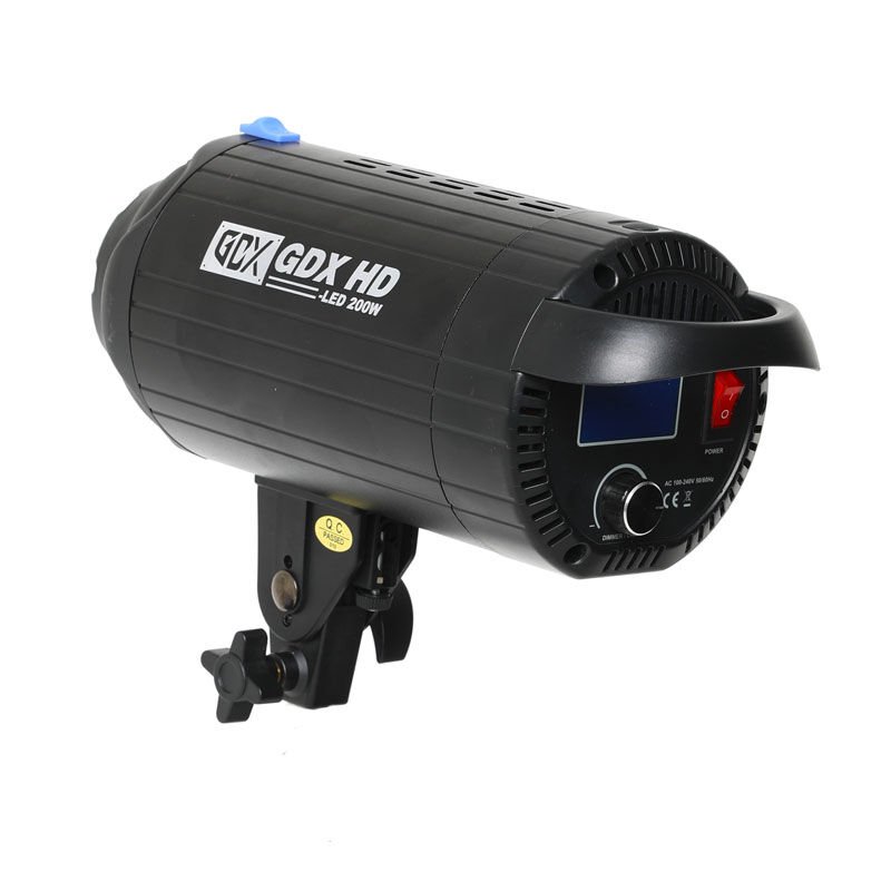 GDX HD-200W Led Video Işığı Full Set (60x90 Softbox + 260cm Işık Ayağı)