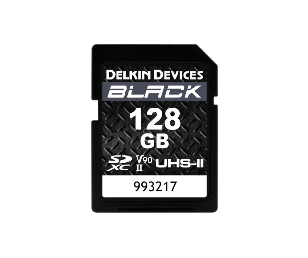 Delkin Black 128GB SD UHS-II U3 V90 Hafıza Kartı