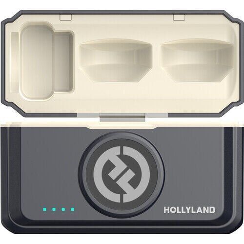Hollyland Lark M2 Combo İkili Kablosuz Mikrofon Sistemi - Siyah