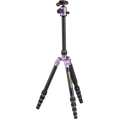 MeFOTO RoadTrip Alüminyum Seyahat Tripod Seti (Mor)