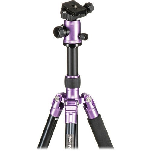 MeFOTO RoadTrip Alüminyum Seyahat Tripod Seti (Mor)