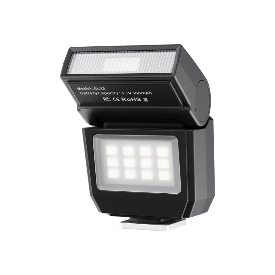 Ulanzi SL03 Spark Lite Fotoğraf Makinesi Flaş Siyah - L200