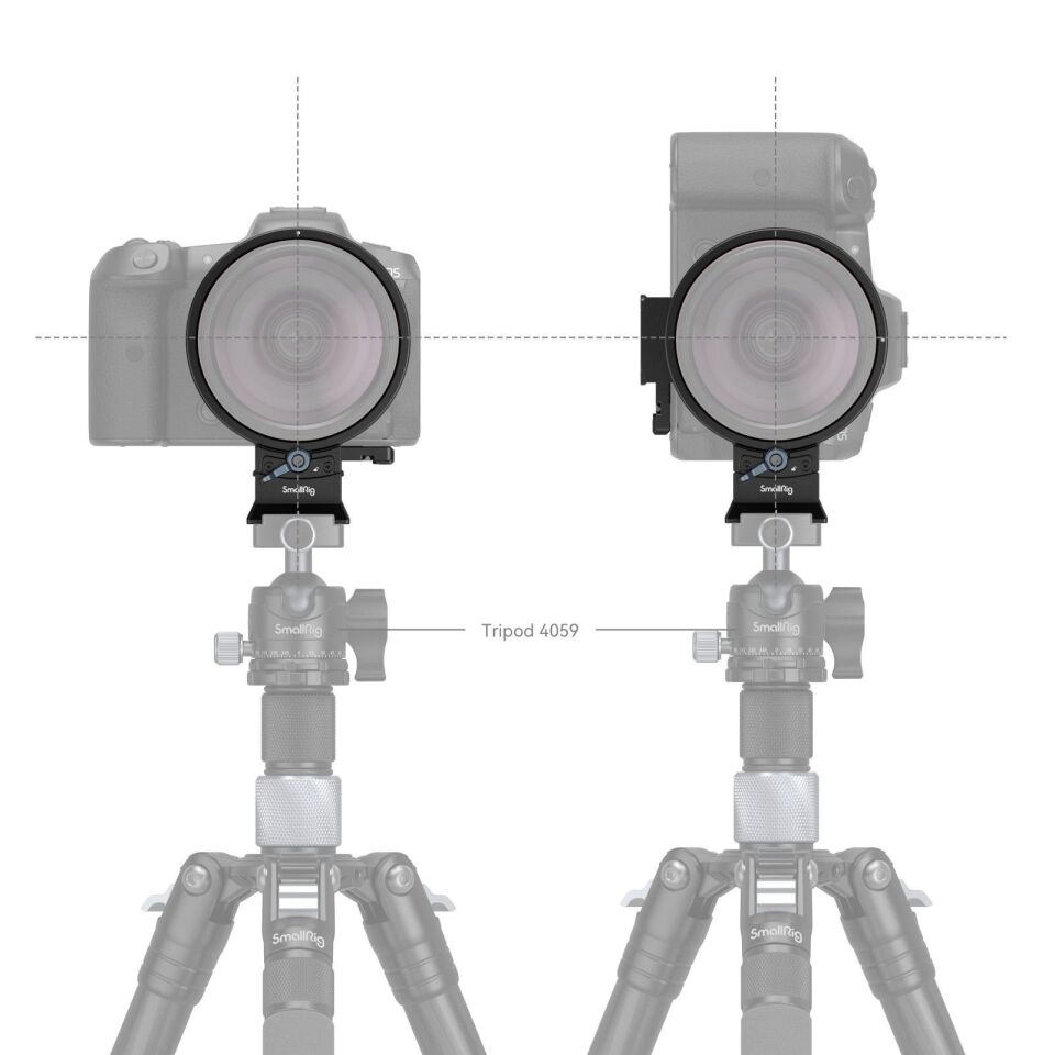 SmallRig 4300 Canon EOS'a  R Serisi İçin Döndürülebilir Yataydan Dikeye Montaj Plakası Kiti