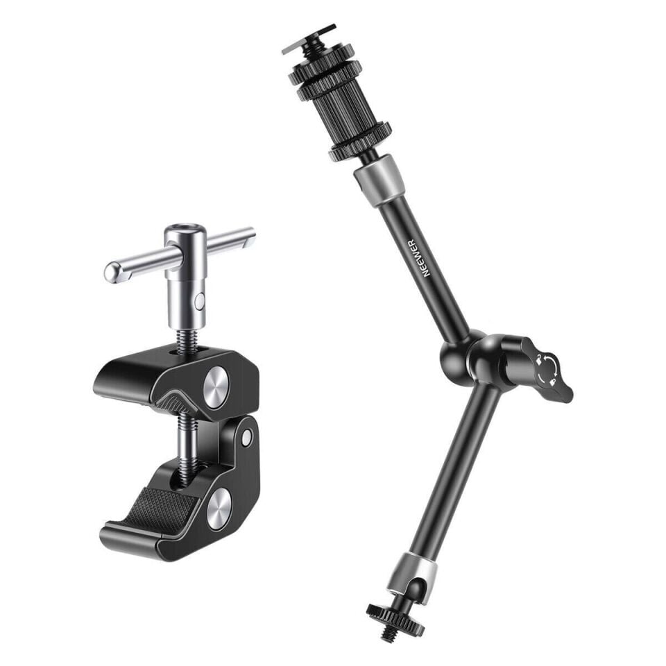 ST-20 11'' 28cm  1/4'' Vidalı Magic Arm & Yengeç Clamp