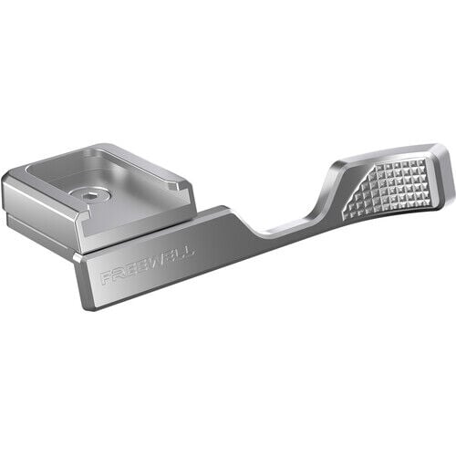 Freewell Thumb Grip with Cold Shoe Mount for FUJIFILM X100VI (Silver)