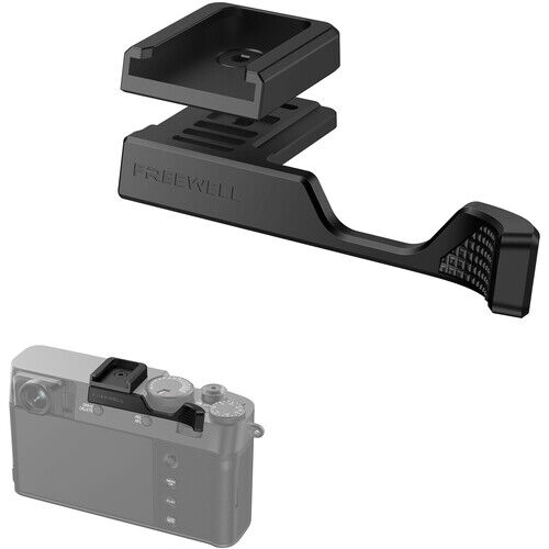 Freewell Thumb Grip with Cold Shoe Mount for FUJIFILM X100VI (Black)