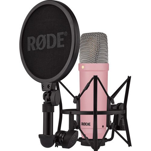 RODE NT1 Signature Serisi Büyük Diyaframlı Kondansatör Mikrofon Pembe