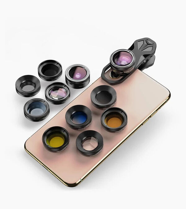 APEXEL 11'i 1 Arada Cep Telefonu  İphone & Android İçin Akıllı Telefon Lens Kiti
