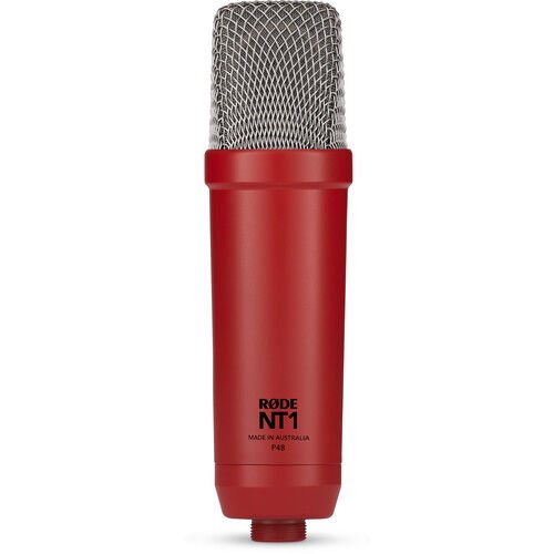 RODE NT1 Signature Serisi Büyük Diyaframlı Kondansatör Mikrofon Kırmızı