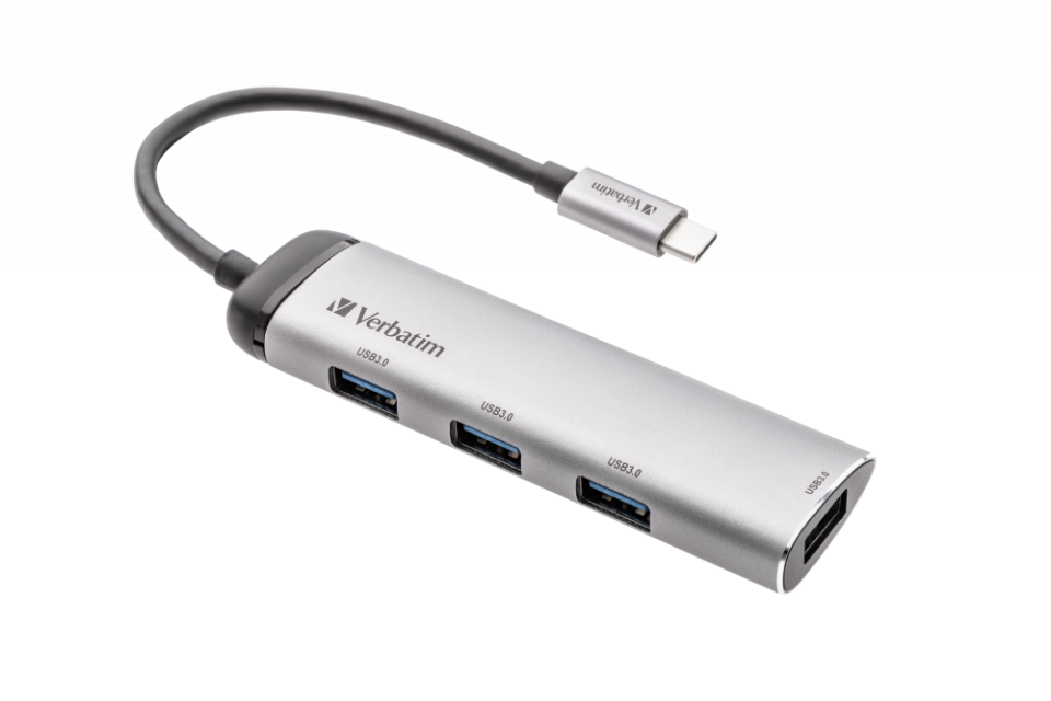 Verbatim 49147 - Usb-C Multiport Hub 4-Port Usb 3.2 Gen 1 Type A
