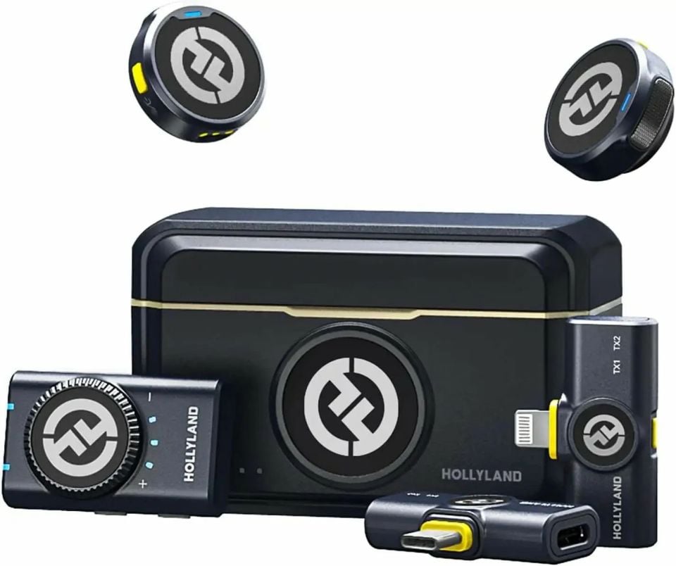 Hollyland Lark M2 Combo Wireless Yaka Mikrofonu