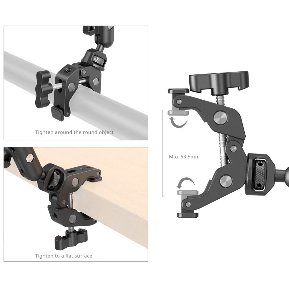 SmallRig 4766 Masaüstü  Sihirli Kol Yengeç Kelepçesi Kiti