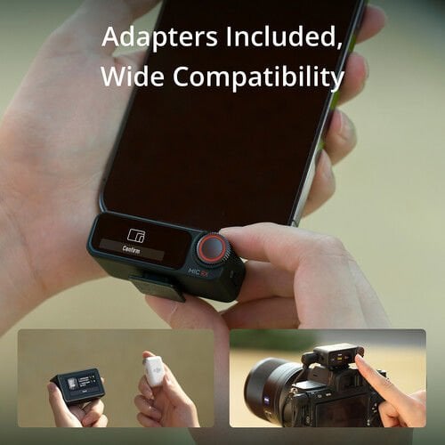 DJI Mic 2 - Kompakt Dijital Kablosuz Mikrofon Sistemi