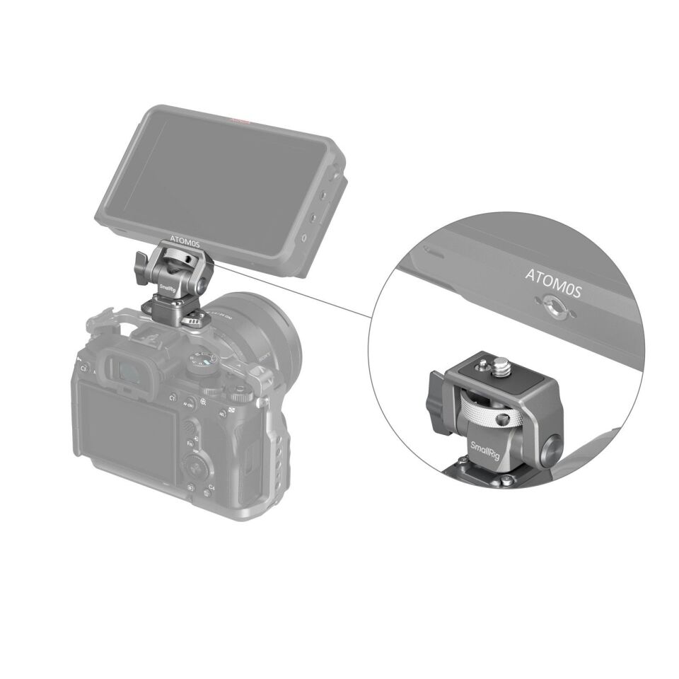 SmallRig 4487 HawkLock H21 NATO Kelepçeli Hızlı Çıkarma Monitör Desteği