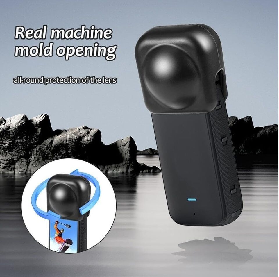 Oem Insta360 X5 X4 İçin Toz Geçirmez Çizilmez Silikon Lens Koruyucu
