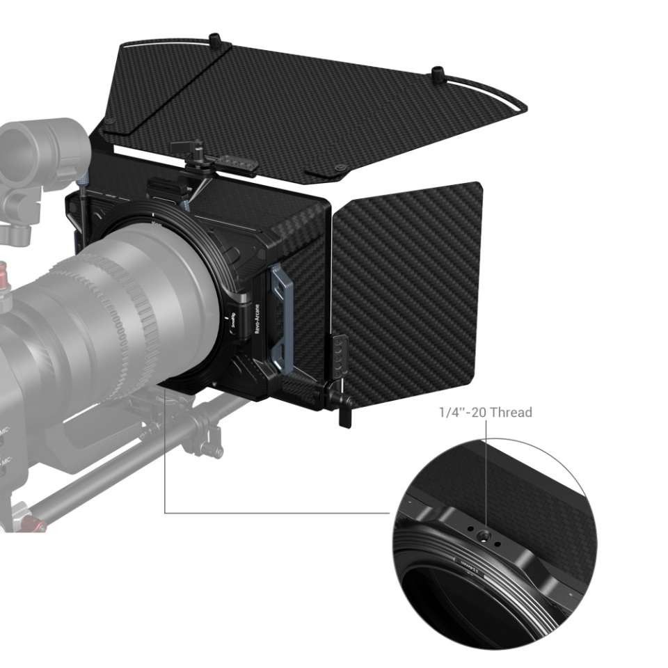SmallRig 3641 Çok İşlevli Modüler Mat Kutu (Φ114mm) Temel Kit