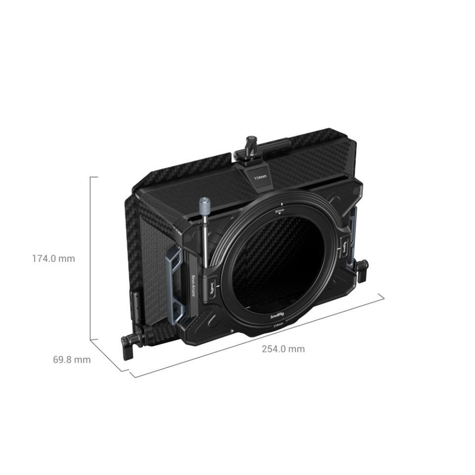 SmallRig 3641 Çok İşlevli Modüler Mat Kutu (Φ114mm) Temel Kit