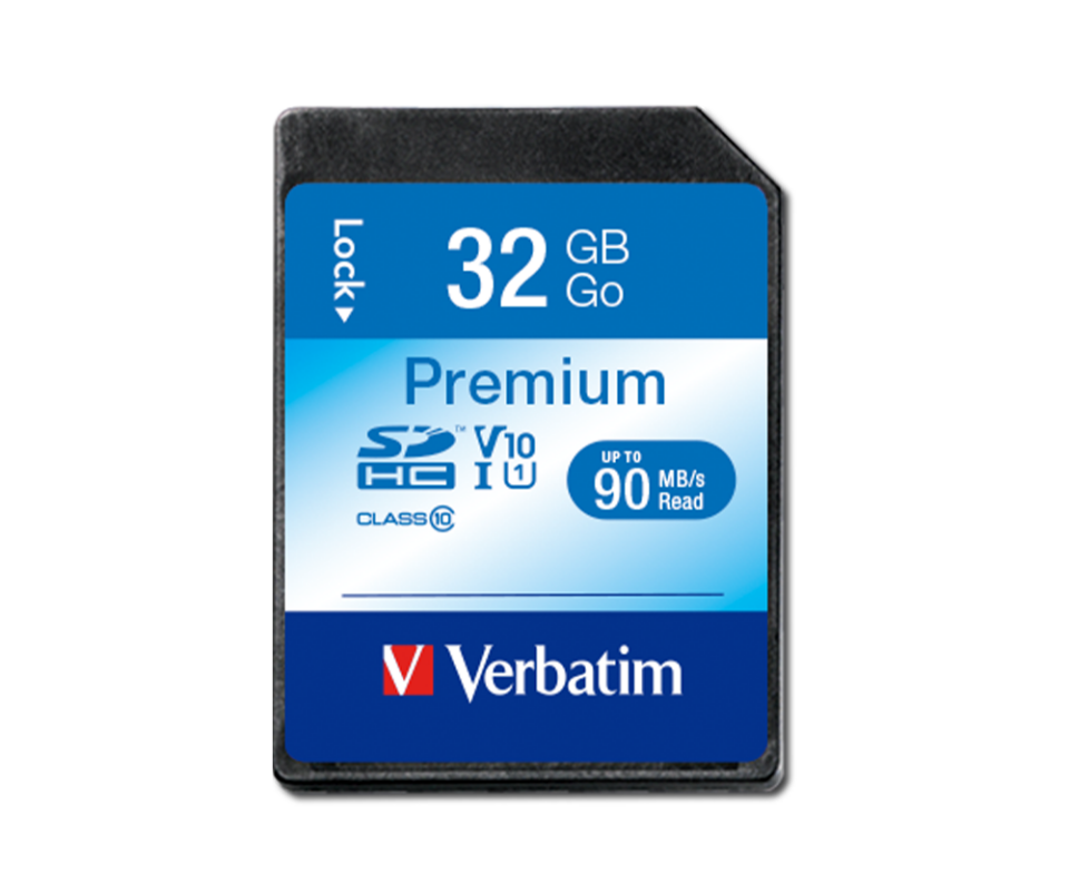 Verbatim 43963 - 32Gb 80Mb/S Premium U1 Sdhc Sd Card Class 10