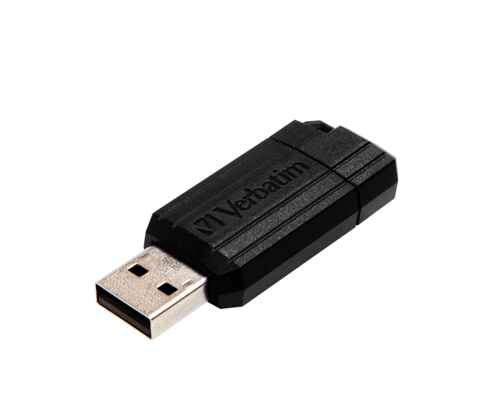 Verbatim 64 GB Pinstripe Usb-A 2.0 Flash Bellek Siyah Renk
