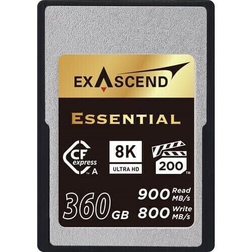 Exascend Essential 360GB CF Express Type A (900mb/s, 700mb/s)