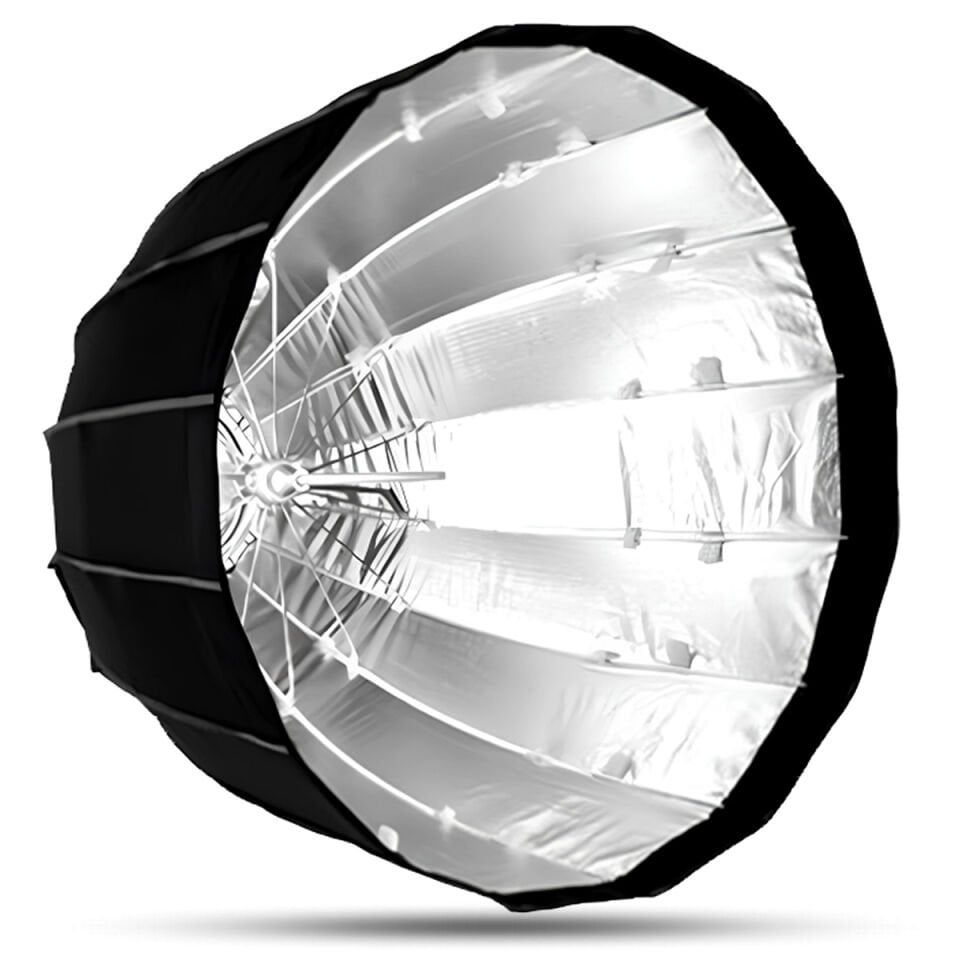 GDX Parabolic Gridli Softbox 120cm Kolay Kurulum YouTube, Reel ve Film Çekimleri İçin Profesyonel Softbox