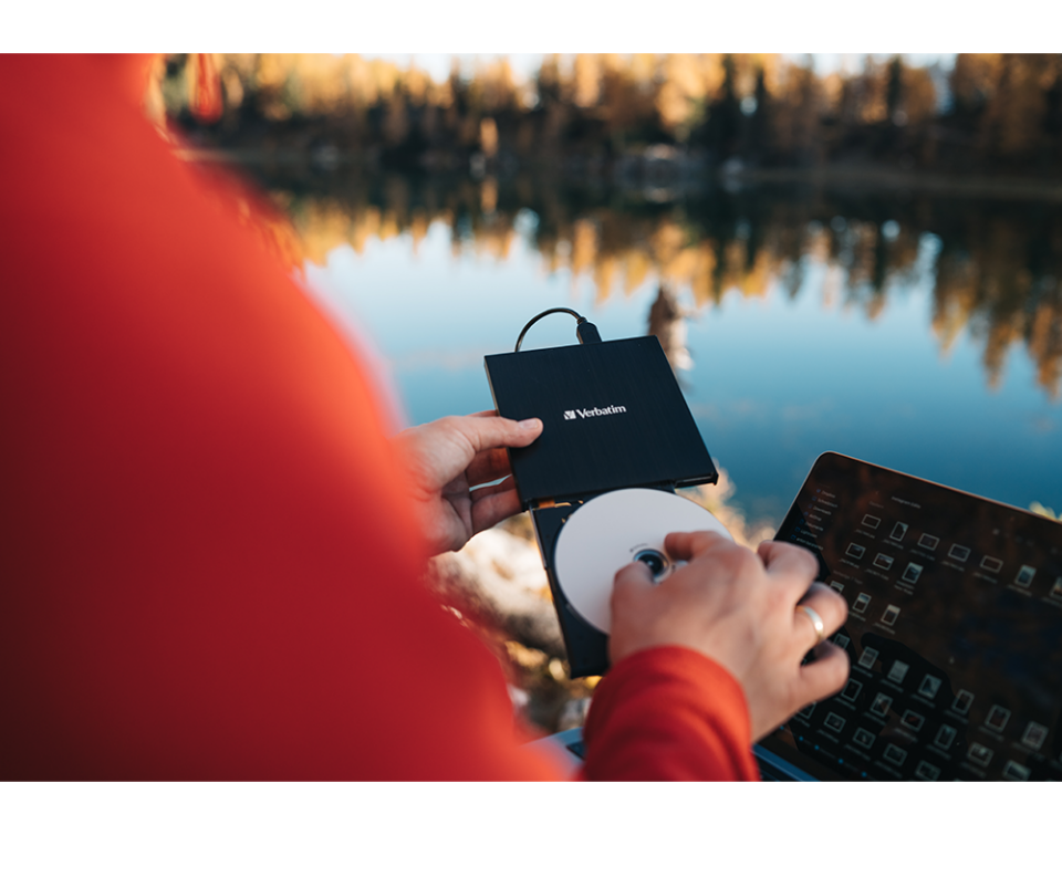 Verbatim 43890 - External Slimline Blu-Ray Writer Usb 3.2 Gen 1/Usb-C