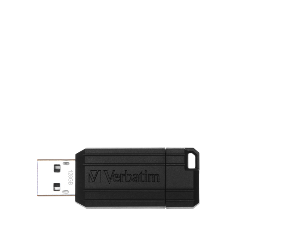 Verbatim 128 GB Pinstripe Usb-A 2.0 Flash Bellek Siyah Renk