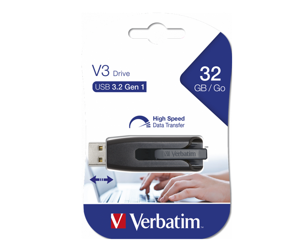 Verbatim 32 GB Store&Go Usb-A 3.2 Flash Bellek Siyah Renk (ARTIKEL NO: 1223564)