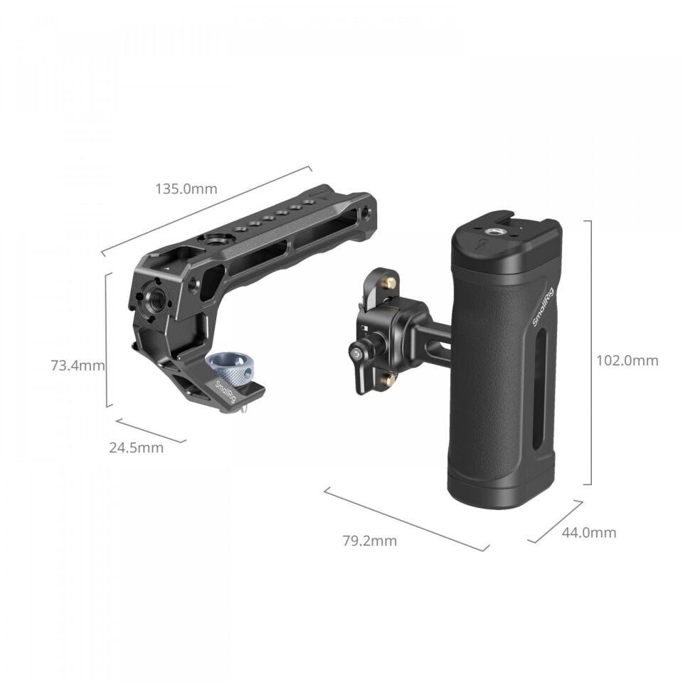 SmallRig 5949 Mini Yan ve Üst Tutma Kolu Seti