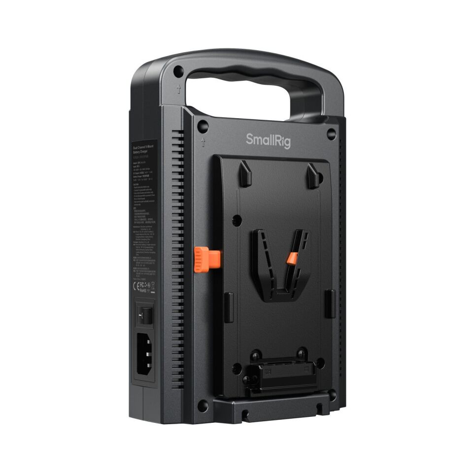 SmallRig 4450 Çift Kanallı V Montajlı Pil Şarj Cihazı