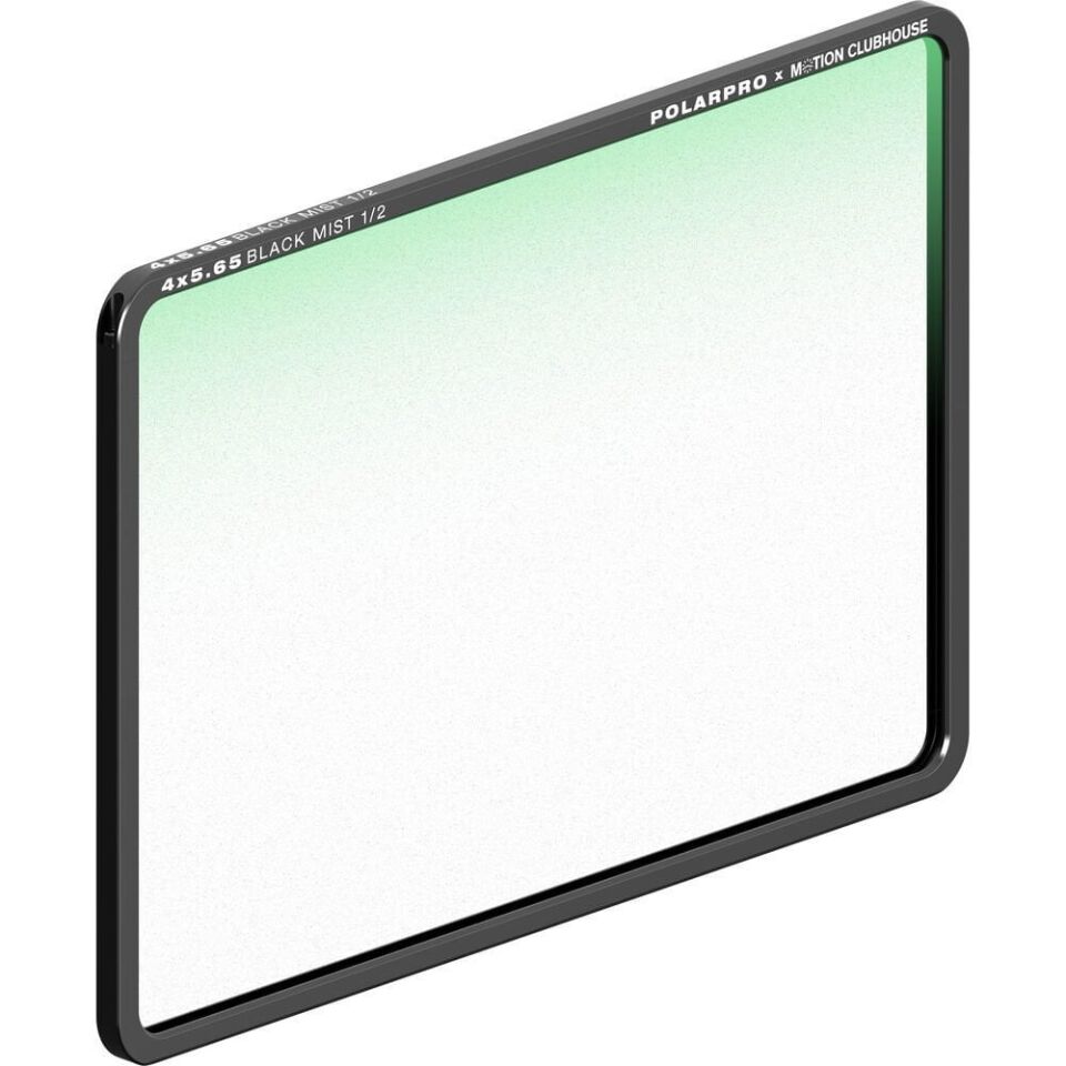 Polarpro 4x5 - Black Mist 1/2 Filter - Motion ClubHouse  (4x5-BLKMST-1/2)