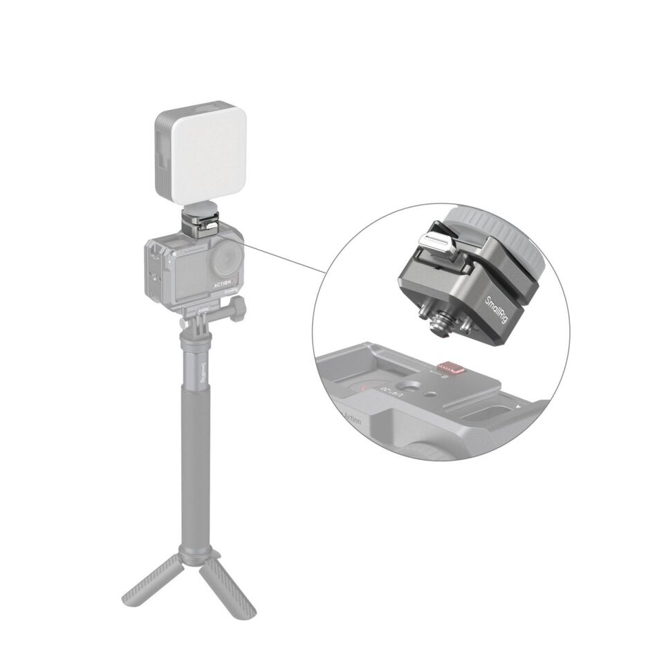 SmallRig 4500 HawkLock H18 Metal Ayak  ile Hızlı Çıkarma Desteği