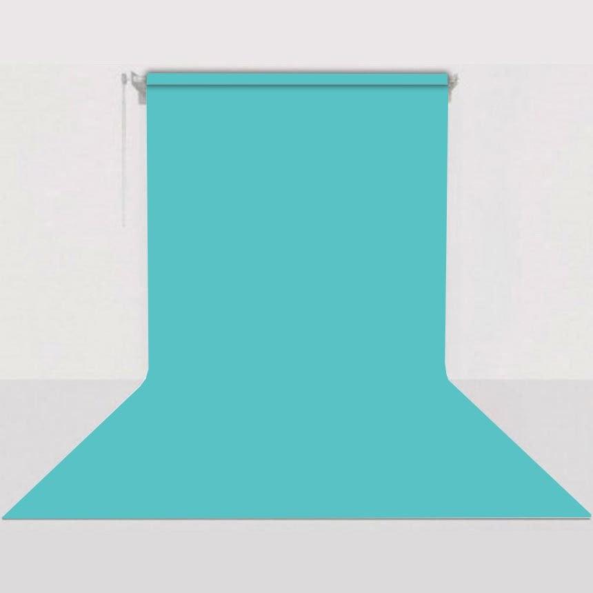 GDX Sabit (Tavan & Duvar) Kağıt Sonsuz Stüdyo Fon Perde (Baby Blue) 2.70x11 Metre