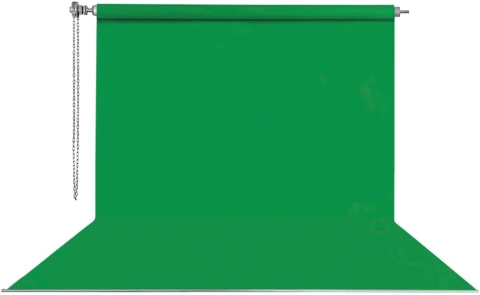 Stüdyo Teknik 270X580Cm Yeşil Fon Perde Seti ve Askısı